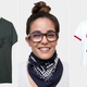From left: Georgina Chapman’s beaded tee ($45); Thakoon’s bandana ($25); Marc Jacobs’ t-shirt ($45).